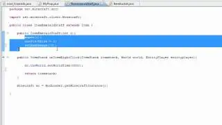 Minecraft Modding Tutorial 14 -Giving durability to items(modloader)