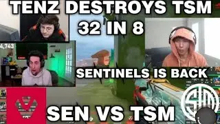SEN vs TSM HIGHLIGHT / SENTINELS ARE BACK 😎 #sentinels #tenz #valorant #vct #highlights #trending