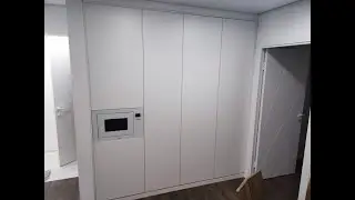 Шкаф распашной встроенный в нишу