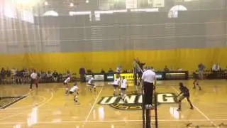 Julia's play time vs NC A&T (won in 3)