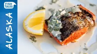 How to Grill and Fillet a Sockeye Salmon on the Barbecue - with a Tahin Sauce