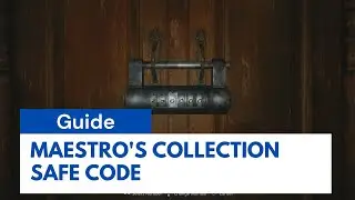 Maestro's Collection Safe Code Resident Evil 8 Village