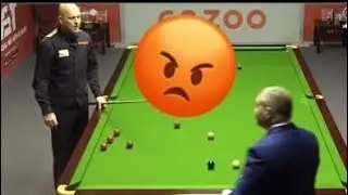 Mark King LIVID With Referee PUSH SHOT |UK SNOOKER 2022|