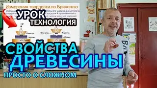 Важные Свойства древесины. Дистанционный урок по ТЕХНОЛОГИИ (трудовому обучению) в школе.
