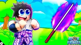 I Became Sasuke But With Frozen Enchantment in (Blox Fruits)!