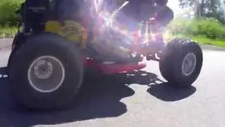 Покатушки на самоделках.