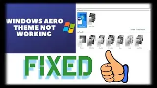 How To Fix Windows 7 Aero theme Problem | Enable / Disable Aero [ Fixed ! ]