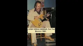 Lenny Breau Seminar Boston 1981: Part Two. Chet Atkins Medley & Right Hand Technique Discussion