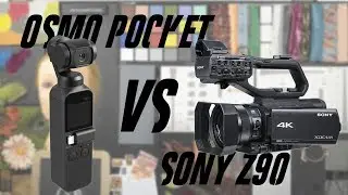 Comparatif DJI Osmo Pocket vs Sony PXW-Z90