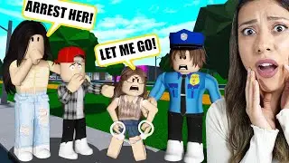 MY SON'S *CRAZY* EX-GILRFRIEND got ARRESTED! (Roblox)