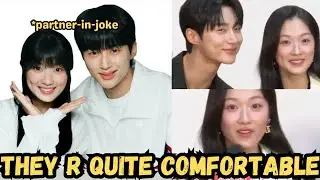 Wooseok responds well to Hyeyoon's jokes, They are quite comfortable from the beginning of filming