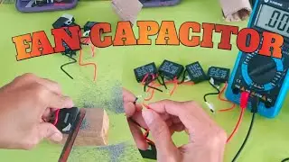 WHAT IS INSIDE THE STAND FAN CAPACITOR?