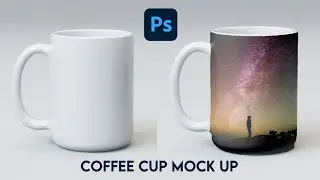 Coffee Cup Mockup in Adobe Photoshop| Photoshop Tutorial| #photoshop #viralvideo