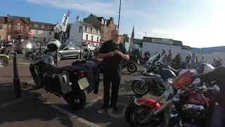 Sunny Day at largs wih the bikers.