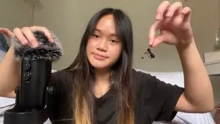 ASMR bug searching and plucking 🐜 ( inaudible whispering )