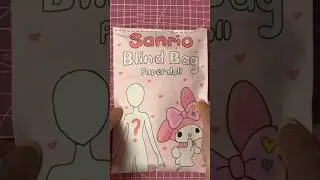 sanrio paper doll blind bag 🩷 