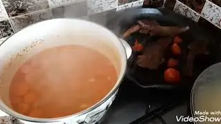 Anne Usulü GÜNÜN MENÜSÜ (Mercimek Çorbası, Kuzu Pirzola,Nohutlu Pirinç Pilavı, Ayran)