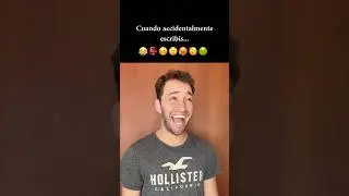 Cuando se te escapan los dedos en el teclado 😂😂 