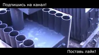 Невероятная печь для отопления гаража! Сделай себе такую!