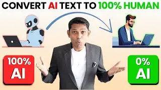 How to Convert AI Text to Human-Like Content | Bypass AI Detection with 100% Human Scoring | Humbot