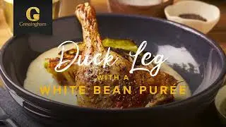 Duck Leg with a White Bean Purée