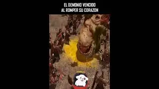 El demonio vencido al romper su corazón