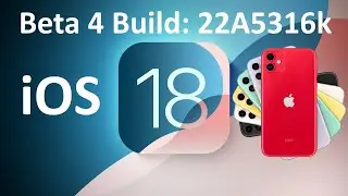 iOS 18 Beta 4 новая сборка от 26 июля 2024 на iPhone 11