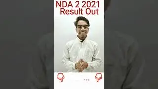 NDA 2 2021 Result Out🔥🔥🔥🔥 Check it Now!