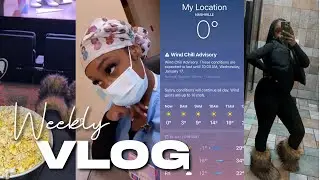 WEEKLY VLOG | SNOWED AT WORK FOR 3 DAYS, GIRLS NIGHT OUT, & DATE NIGHTS