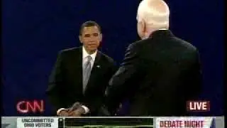 McCain Suggests Meg Whitman for Tresurary Secretary (Debate 2)