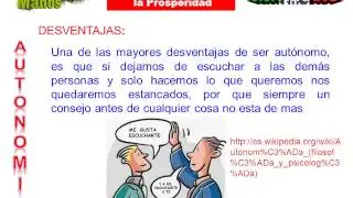VALOR DE LA AUTONOMIA: CONSTRUYENDO UNA SOCIEDAD DE VALORES