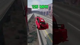 Mitsubishi lancer Evo vs Pothole #beamngdrive #shorts #beamng4crash