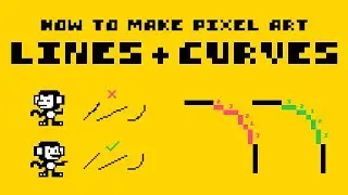 Constructing Lines and Curves in Pixel Art (Tutorial)