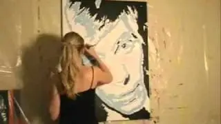 CHARLIE WATTS PAINTED BY ELISABETTA FANTONE
