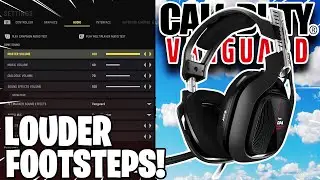 BEST COD VANGUARD AUDIO SETTINGS! VANGUARD SOUND SETTINGS - HOW TO HEAR FOOTSTEPS LOUDER! AUDIO FIX