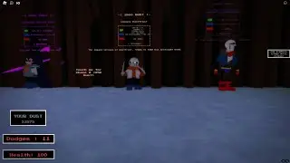 Dusty Dust Sans Fights Renewed | gamepass characters showcase part 1
