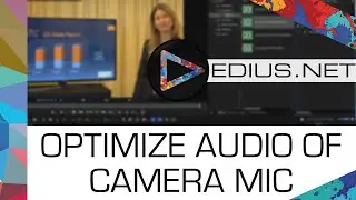 EDIUS.NET Podcast - Optimize audio of internal camera mic