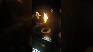 Bubble bursts into flame with slow motion #flame #bubble #tokyo #tokyogasmuseum #slowmotion