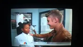 Justin at Whitney Elementary (from the Today Show)