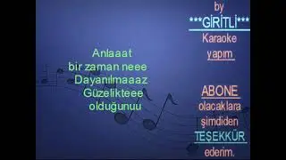 TARKAN :Firuze :Orjinal Karaoke.