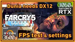Far Cry 5 PC - Ryzen 5 3600 & RTX 3060 Ti - FPS Test and Settings | Benchmarks