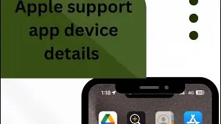 Apple support device details 