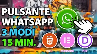 Pulsante Chat Whatsapp in HTML/CSS e su Wordpress con DIVI ed Elementor - Tutorial passo passo