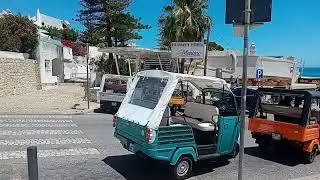 walk down cardiac hill  to praia  da Oura Beach albufeira Portugal