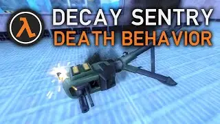 Decay Sentry Gun Death Behavior | Half-Life Resurgence