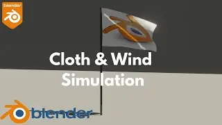 How to Create Flag in Blender by Wind Simulation | Urdu/Hindi | Blender Tips