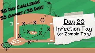 Infection Tag (Zombie Tag) // Fun Baseball Games to Play for Youth Coaching Practice Plans