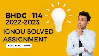 Free  Best  BHDC- 114 #ignou_solved_assignment 2022-2023
