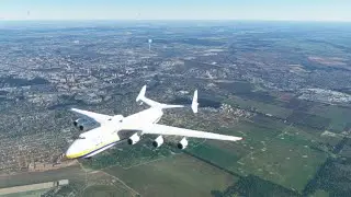 AN-225 Antonov over Kiev ✈️ Flight from Russia to Ukraine in MFS2020 ✈️