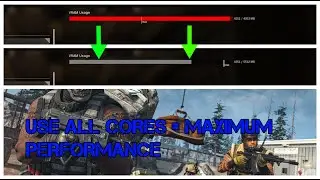 How to Fix VRAM AND Force The Game To Use All Cores to Boost FPS | COD WARZOBE SEASON 2